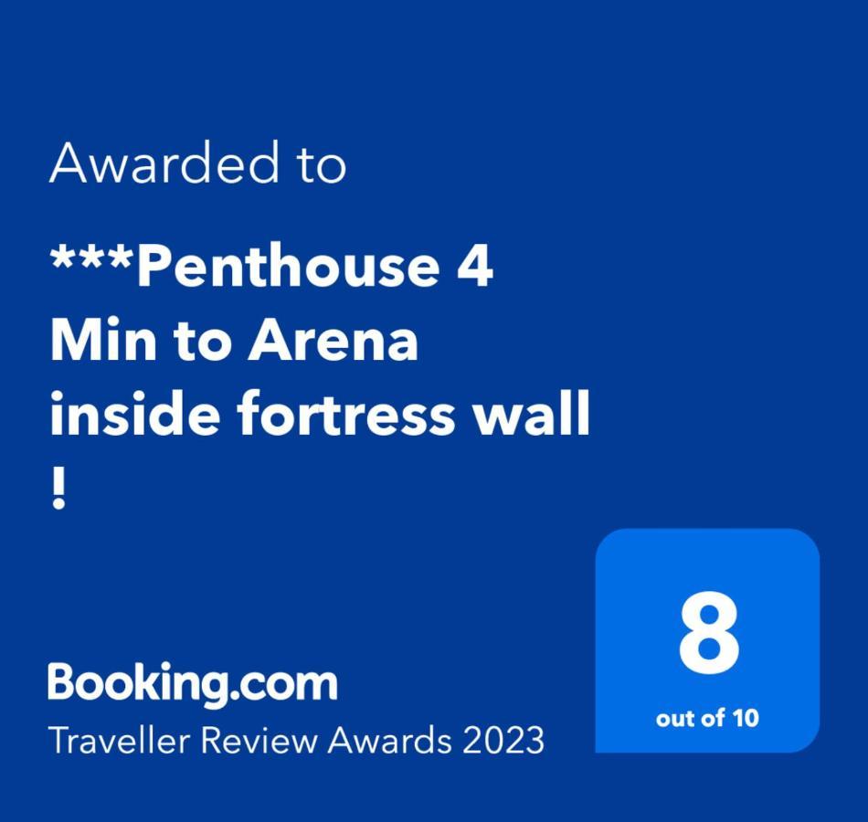 ***Penthouse 4 Min To Arena Inside Fortress Wall ! Βερόνα Εξωτερικό φωτογραφία